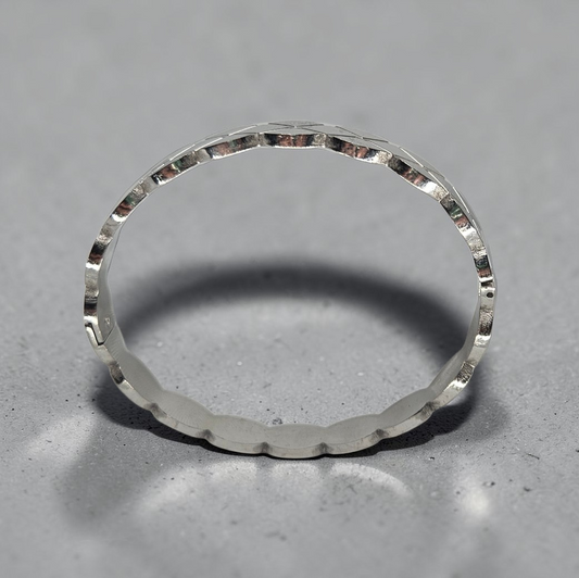 Silver-Tone Lattice Bracelet
