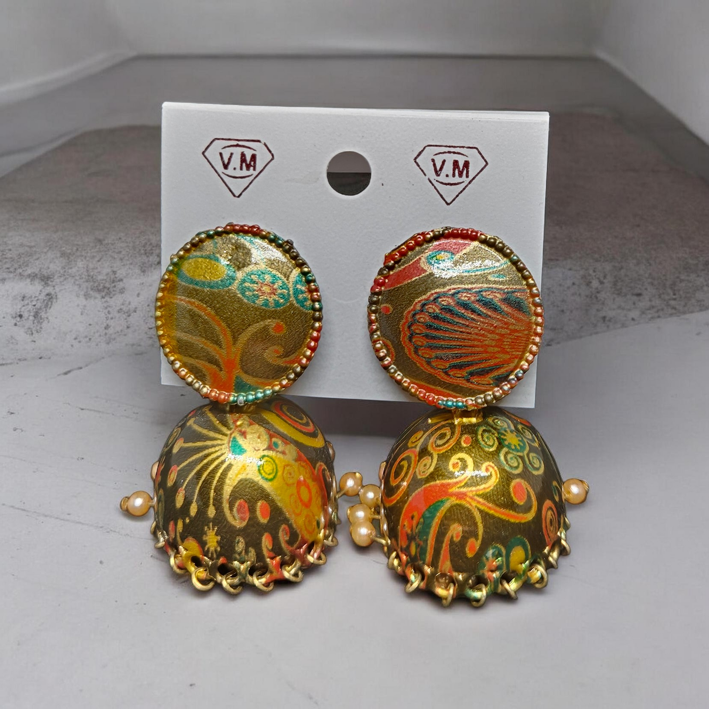 Artisanal Hand-Painted Jhumkay