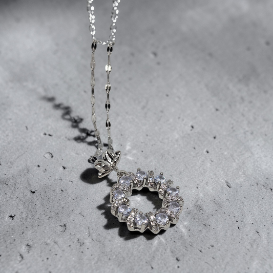 Celestial Halo Wreath Necklace