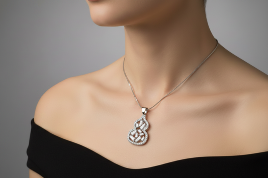 Gourd-Silhouette Necklace