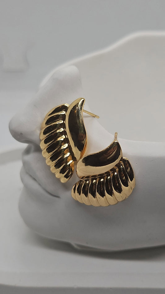Gold Leaf Earrings