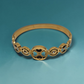 Gold Floral Cut-Out Bracelet