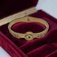 Gold-Tone Evil Eye Bangle