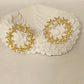 Golden Starfish Hoop Earrings
