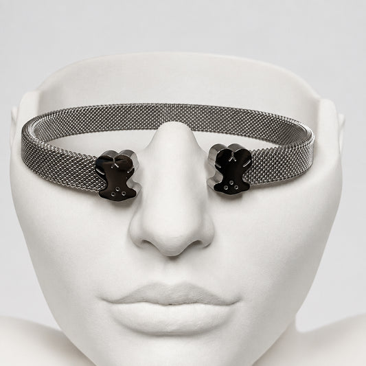 Bear Mesh Bracelet Silver