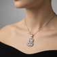 Elegant Gourd-Silhouette Statement Necklace