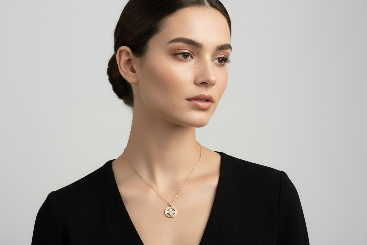 Iconic Clover Medallion Necklace