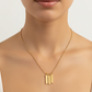 Minimalist Triple Bar Pendant Necklace