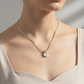 Sophisticated Emerald-Cut Shell Pendant