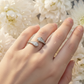 Luxurious Open-Cuff Sparkle Ring
