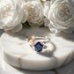 Sapphire Blue Zircon Ring