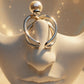 Pearl Statement Adjustable Ring