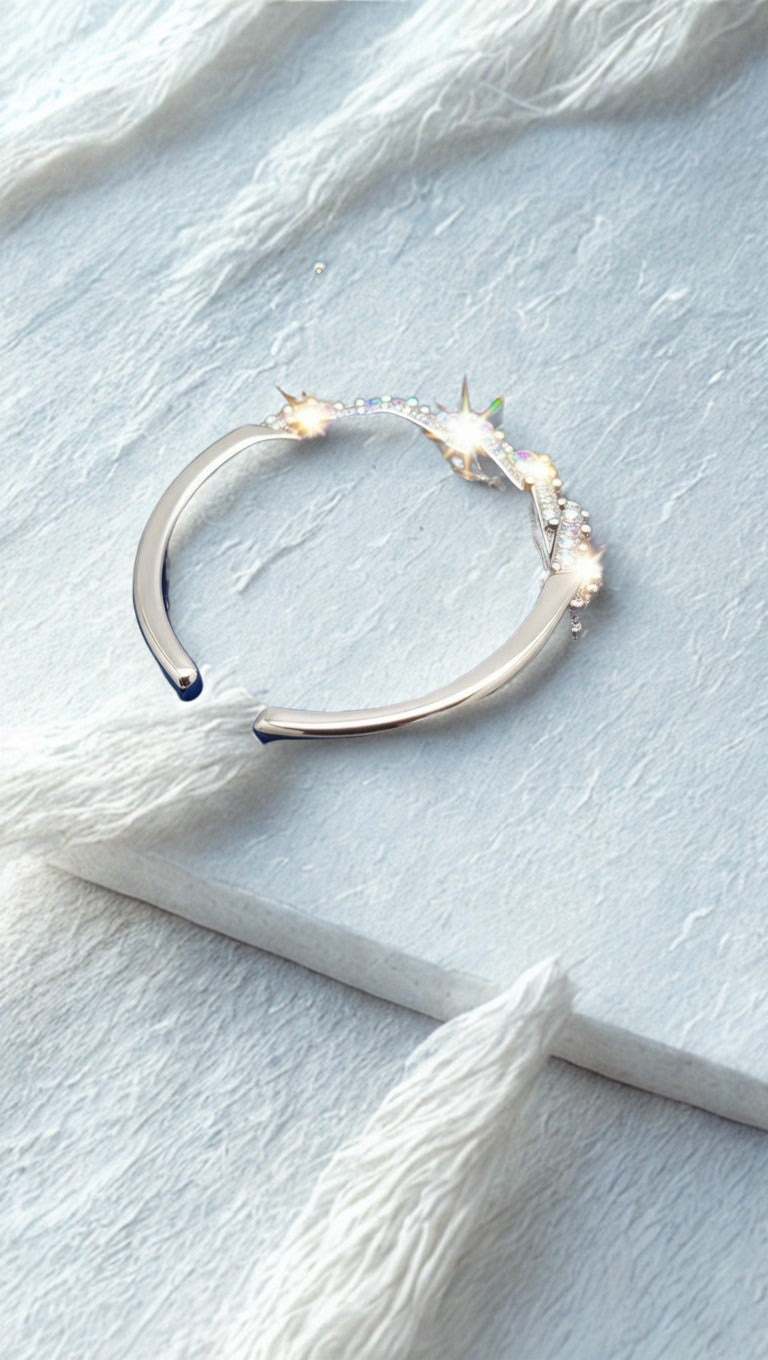 Delicate Crystal Wave Band