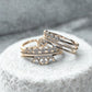 Regal Tiara Stacked Statement Ring